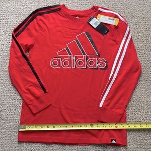 Adidas Long Sleeve Logo T Size 10/12